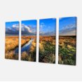 thumbnail image 2 of Beautiful Meadow with Blue Sky - Landscape Canvas Art Print, 2 of 3