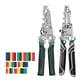 thumbnail image 1 of Pelacables Plegable 18 en 1, 2 Piezas de Pelacables Profesionales Multifuncionales con Kit de 164 Tubos Termorretráctiles, 1 of 5