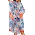 thumbnail image 5 of FKELYI Watercolor Monstera Leaf Print Womens Bikini Cover Up for Summer Open Front Cardigan Beach Cover Ups Comfy Beach Kimono Beachwear Ladies Cruise Outfits Resort Wear, 5 of 6