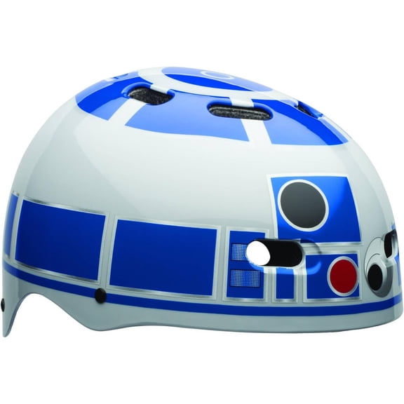 Bell Sports Star Wars R2D2 Child Multisport Helmet, White/Blue