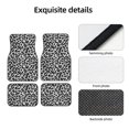 thumbnail image 4 of Naloa Similar To Leopard Print Car Foot Mat Set of 4 Pieces - Universal Floor Liner Neoprene Full Set Floor Mats for Cars Trucks SUV, 4 of 7