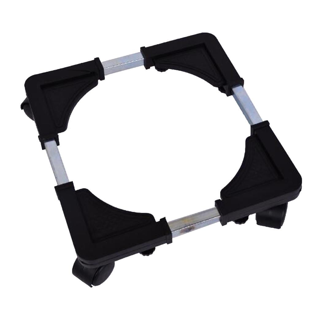 2x Removable Universal Roller Washing Machine Refrigerator Base Stand - 32x32cm