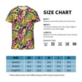 thumbnail image 2 of Wukai Colrful Tropical Leaves Youth Unisex Short Sleeve T-Shirt for Boys, Girls, Teens, and Kids-Medium, 2 of 7