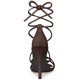 thumbnail image 4 of Sandalias de tacón de aguja Allegra K con cordones para mujer café EE. UU. 8,5, 4 of 7