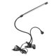thumbnail image 2 of 7W Nail Art Desk Lamp Flexible Gooseneck 10 Gears 3 Modes Nail Gel Curing Lamp with Clip, 2 of 5