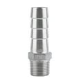 thumbnail image 3 of Cergrey Acier Inoxydable SS304 Tuyau de Filetage Mâle Raccord de Queue de Tuyau de Barbillon BSP 1/8 3/4, Adaptateur de Barbillon, Adaptateur de Tuyau, 3 of 3