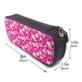 thumbnail image 3 of Lsque Vintage Flowers Printed Big Capacity PU Leather Pencil Case Large Pencil Pouch Stationery Pen Bag Pencil Holder for Teen, 3 of 6