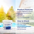 thumbnail image 6 of Aquatick Pool Shock 68% Calcium Hypochlorite – 25 LB Chlorine Granules for Swimming Pool, Spa & Hot Tub – Fast-Dissolving Algaecide & Bacteria Eliminator – Powerful Pool Sanitizer Clean & Clear Water, 6 of 8