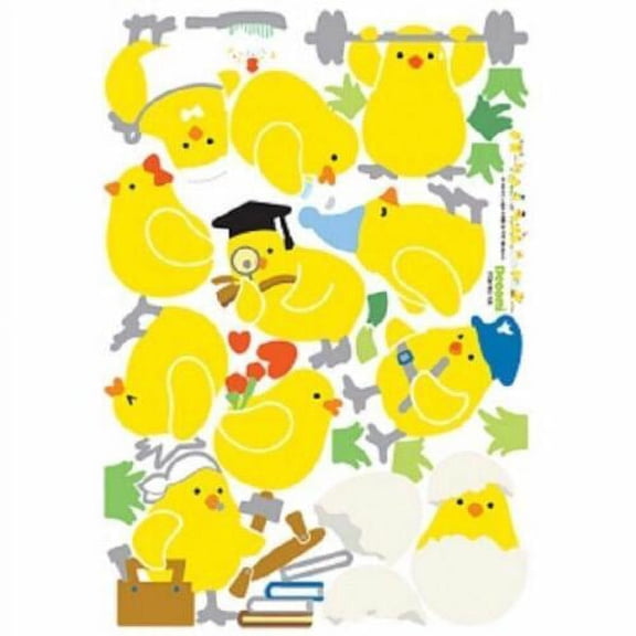 Wall Deco Sticker BEWARE OF CHICKS 245-DECOMI105 - S