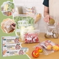 thumbnail image 3 of 2 Gallon Plastic Storage Bags - Reusable Thick Food Storage Bags - Microwave-Safe, Zero BPA - Resealable Double Zippered Containers for Lunch, Snacks, Meals - 1 Boxes, 3 of 7
