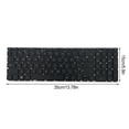 thumbnail image 2 of Claviers d'Ordinateur Portable Noirs Entrée Stable Clavier de Jeu Anti-Poussière Remplacement Haute Efficacité pour Disposition 15-DA, 2 of 6