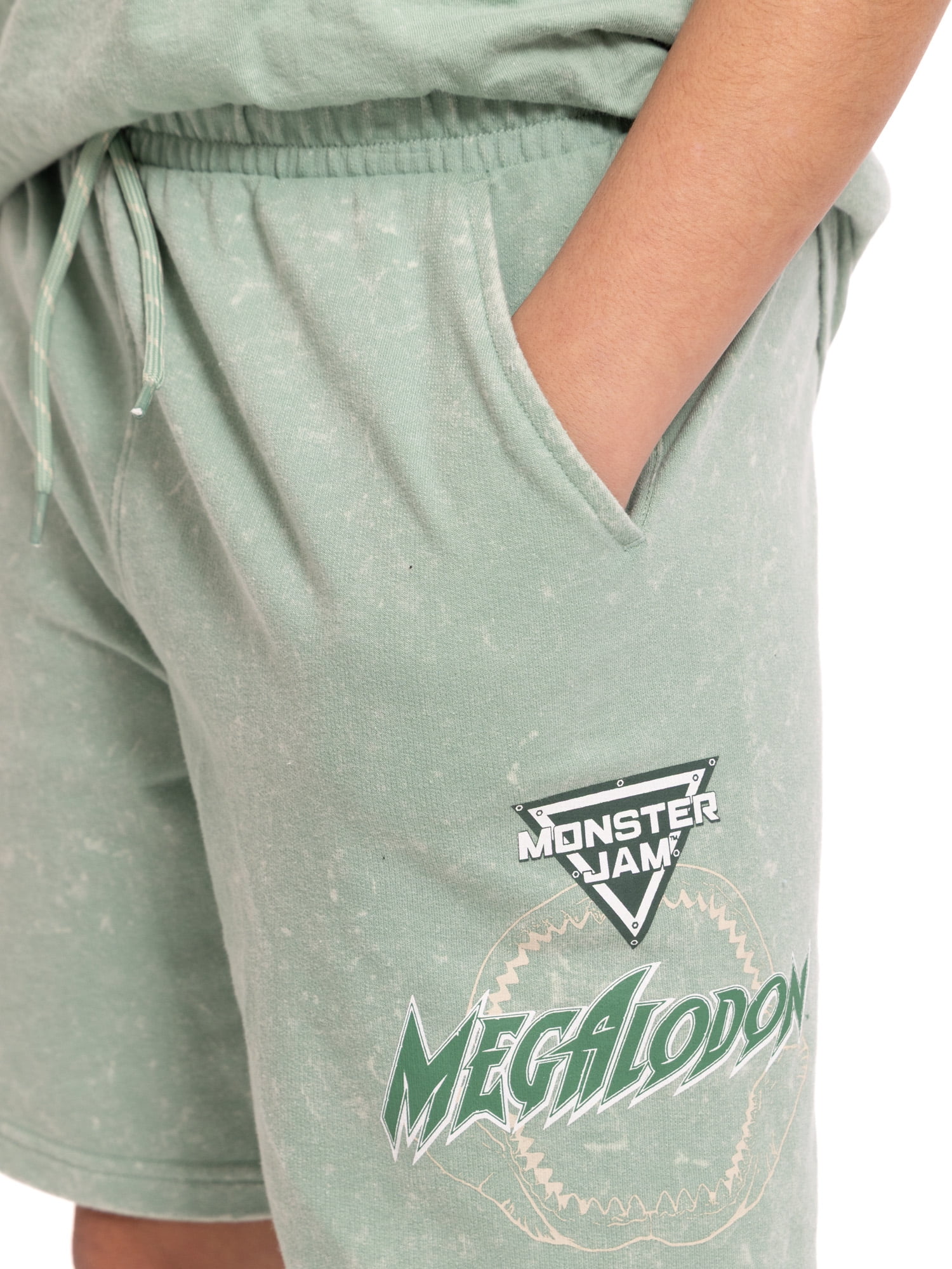 Monster Jam Boys Short Sleeve Graphic Tee and Matching Shorts Set, 2-Piece, Sizes 4-16