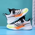 thumbnail image 5 of YunPes Kids Boys Breathable Mesh Sneakers Hook and Loop Non-Slip Running Shoes Trendy Gradient Athletic Shoes Everyday Wear, 5 of 7