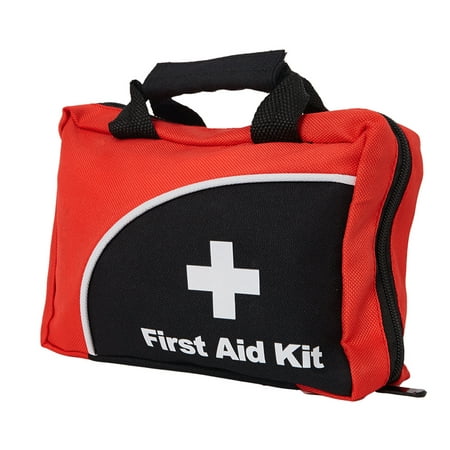 KARMASFAR PRODUCT Home Medical Kit -115 Piece Clean-Includes Emergency Blanket, Bandage, Scissors for Camping, Hiking, Daycare,