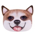 thumbnail image 3 of 3D Animal Car Headrest Neck Pillow and Seat Belt Cover Set for Comfortable Travel Cute Husky Dog Design Universal Fit Premium Interior Accessory, 3 of 3
