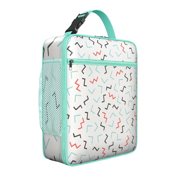 Classic Polka Insulated Lunch Box Men Reusable Lunch Bag Water-Resistant Cooler Tote Bag Office Camping