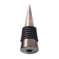 thumbnail image 1 of Tapón de botella de vino alargado con varilla de cinta de aleación de zinc de 6 piezas Tapón de botella de vino de bola redonda de acero inoxidable Columna roscada Tapón de botella cromado, 1 of 5