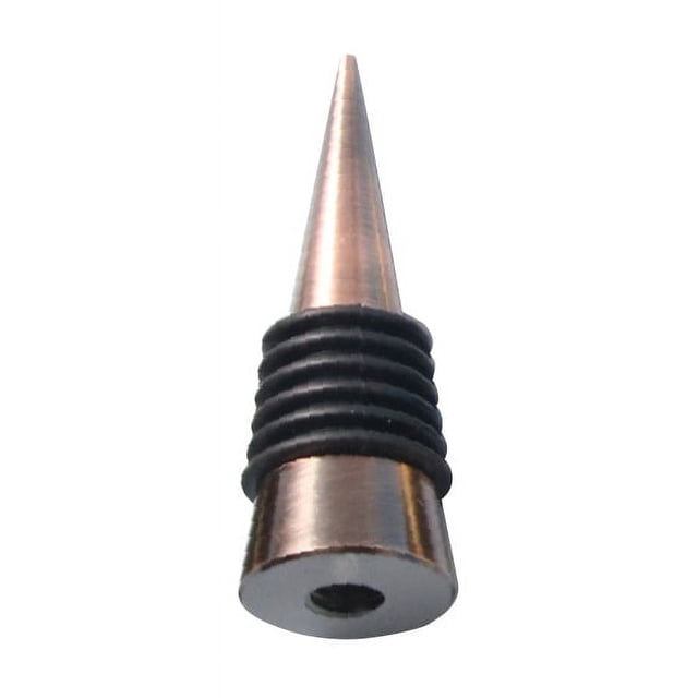 Tapón de botella de vino alargado con varilla de cinta de aleación de zinc de 6 piezas Tapón de botella de vino de bola redonda de acero inoxidable Columna roscada Tapón de botella cromado