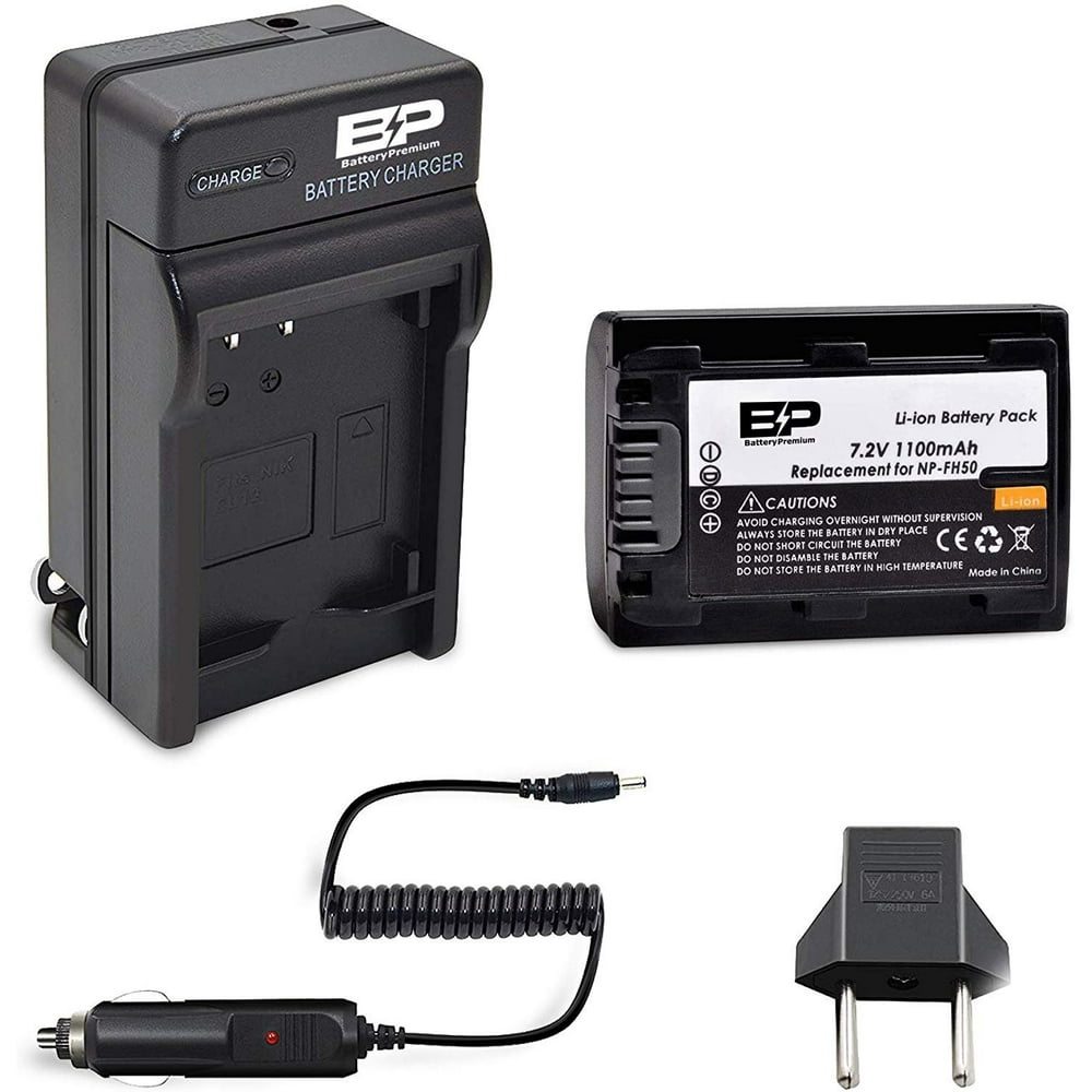 BP Replacement NPFH50 Battery & Charger for Sony CyberShot DSCHX1