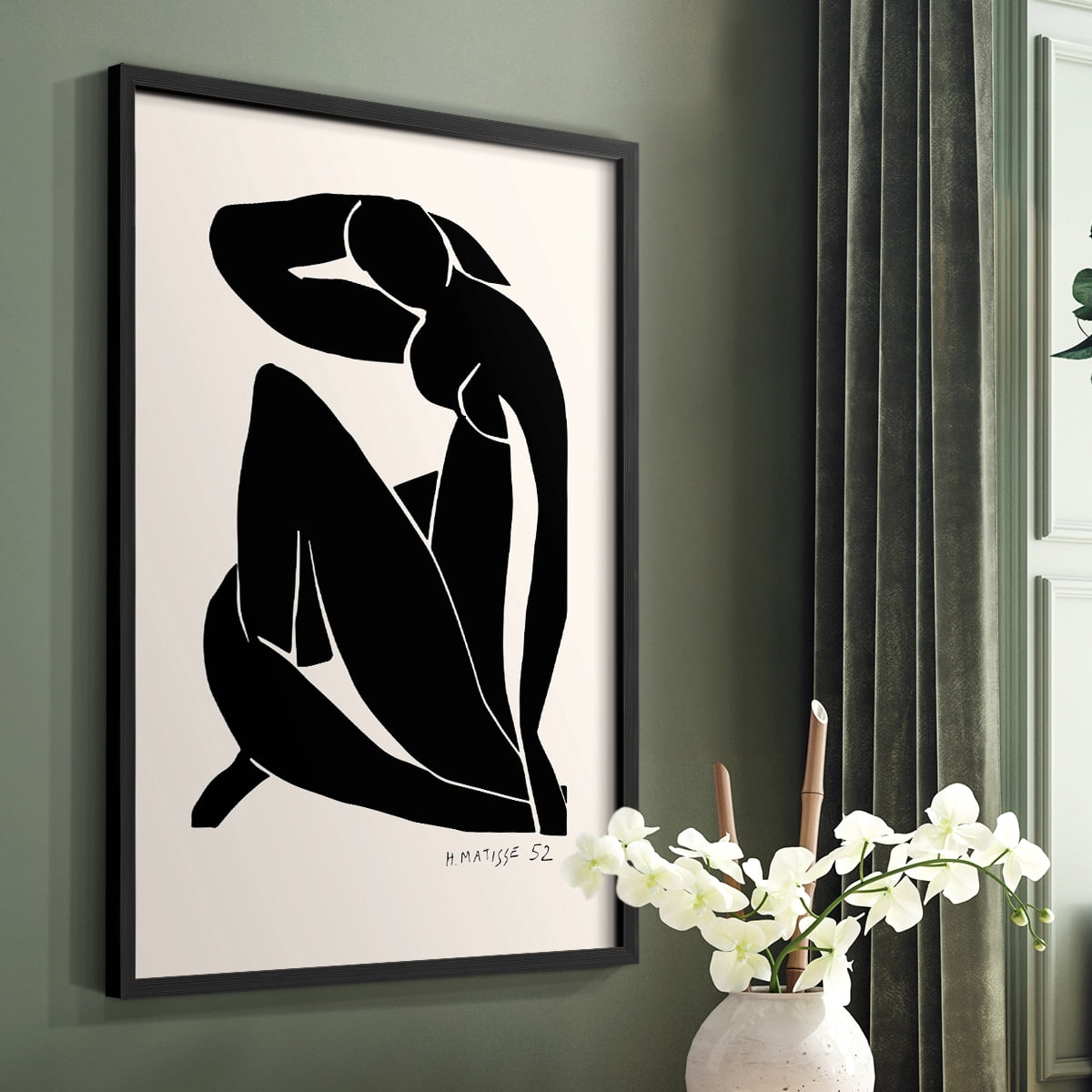Matisse CCVII in Solid Wood 11 x 14 Framed Print
