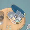 thumbnail image 1 of Caja de almacenamiento de medicina de dispositivo de corte de medicina multifuncional sellada y dividida, 1 of 2