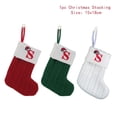 thumbnail image 1 of Calcetines navideños con estampado de copo de nieve, medias con letras tejidas, bolsas de regalo, decoraciones navideñas para el hogar, Año Nuevo, 2024, 1 of 4