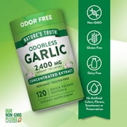Odorless Garlic Softgels | 120 Count | For Men and Women | by Natures Truth