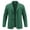 Green, variant on Stamzod Blazers for Men Business Casual Work Faux Suede Jacket Lapel Collar Open Front Suit Jackets Green XL