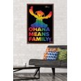 thumbnail image 2 of Disney Lilo and Stitch - Ohana Pride Wall Poster, 22.375" x 34" Framed, 2 of 6