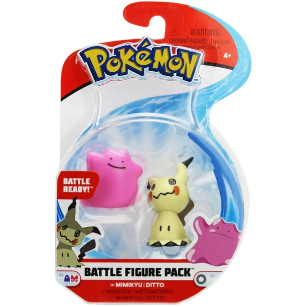 Pok mon Series 2 Battle Figure Mimikyu Ditto Mini Figure 2 Pack 