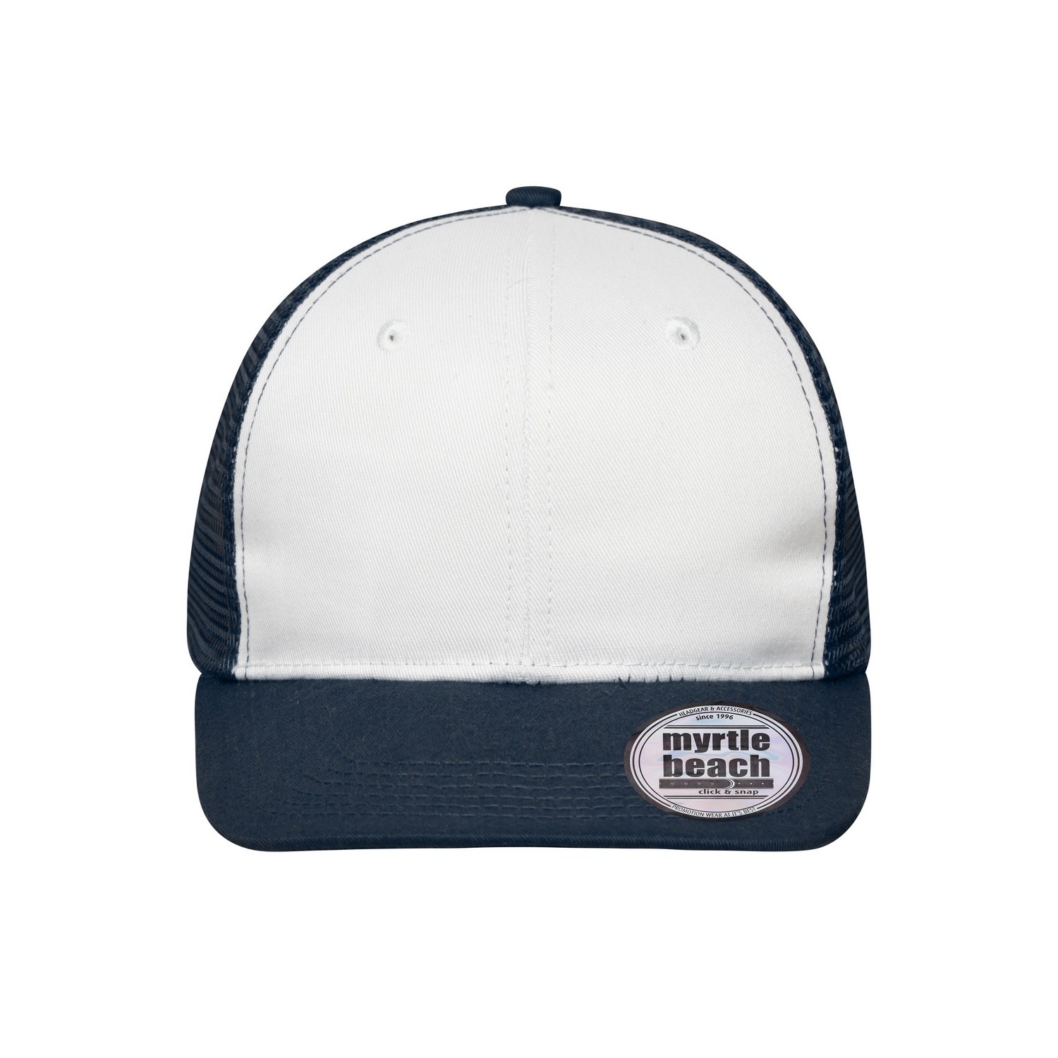 Myrtle Beach 6 Panel Flat Peak Mesh Cap 