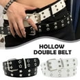 thumbnail image 6 of Fashionable Punk Casual Hollow Double Row Belt for Women New R3, 6 of 7