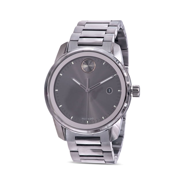 Movado Bold Verso Gunmetal Ion-Plated Mens Watch 3600736