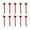 Red, variant on Yooshoverk Golf Tees, 10-Pack Cup-Shaped Plastic Holders, Durable Low-Resistance for Poolside and Outdoor Golf Games