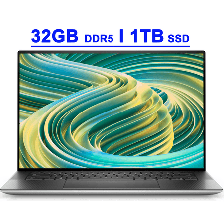 DELL XPS 15 9530 Premium Creator Laptop 15.6" FHD+ (500 nits) Intel 10-core i7-13620H 32GB DDR5 1TB SSD Intel ARC A370M Graphic Backlit Fingerprint Thunderbolt4 Office 2019 Win11 Silver