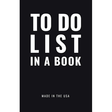 To Do List in a Book - Best to Do List to Increase Your Productivity and Prioritize Your Tasks More Effectively - Non Dated / Undated - 5.5