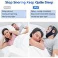 thumbnail image 4 of Sangle Menton pour Dormir Solution Confortable pour Arrêter de Ronfler, Utilisateurs de Sangle Menton, Sangle Menton, Aide au Sommeil pour Hommes et Femmes Aides Respirantes pour Réduire le Ronflement pour Utilisateurs pour Garder la Bouche Fermée, 4 of 5