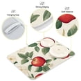 thumbnail image 3 of Yayeee Dish Drying Mat for Kitchen Counter 16"x18" Microfiber Absorbent Pad, Apples Flower Pattern, 3 of 7