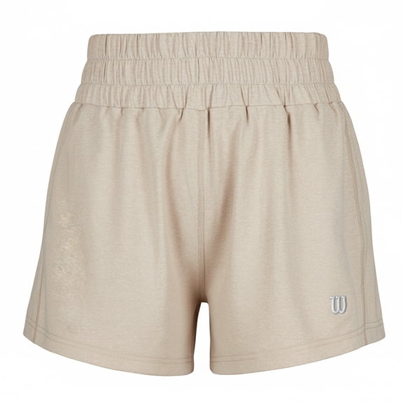 Short Deportivo Wilson para Mujer Cozy Doble Brush Color Arena Talla M