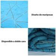 thumbnail image 3 of Amorosa Edredón Reversible de 3 Piezas (1 Colcha + 2 fundas de almohada)Suave Acolchado y Máquina para Hogar Azul-240*260cm, 3 of 6