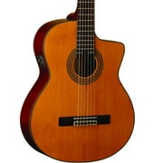 Washburn C64SCE Classical Cutaway Acoustic Guitar. Natural