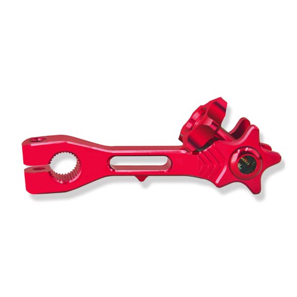 Qiaoxi Motorcycle Brake Arm Lever, Universal Motorcycle Rear Brake Pedal Lever, CNC Aluminum Alloy Foot Brake Lever, Easy Installation, Rear Brake Rocker Arm Lever Accessories