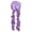 Purple, variant on No Sleep Bonnet 13.78 Inch, Heatless Curl Satin Bonnet for Sleeping with Long Ribbons for Braids Long Hair Twist Locs Natural Hair Overnight Nighttime, Hair Care, Green