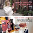 thumbnail image 5 of CaseMe Leather Case for Samsung Galaxy S22 5G,2 in 1 Detachable Wallet Case with 8-Card Holder Zipper Bills Slot,Magnetic Shockproof Flip Leather Cover Zipper Pocket Phone Cases,Red, 5 of 8