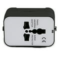 thumbnail image 4 of Cargador Global en para Celular Adaptador Enchufe CA Pared para Con Dos Puertos Carga USB Adecuado para EE. UU. UE Reino Unido Y Australia (base Negra Lado Blanco), 4 of 5