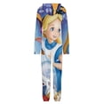 thumbnail image 5 of Alice in Wonderland Unisex Onesie Pajamas Zipper Jumpsuit Hooded One Piece Sleepwear for Family Mens Womens, 5 of 8