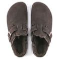 thumbnail image 3 of BIRKENSTOCK Mens' Boston Shearling Mocha Suede/Mocha Shearling - 1020567, 3 of 4