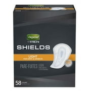 Depend Incontinence Shields for Men - Pack of 58