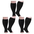 thumbnail image 4 of Calcetines de compresión pantorrilla ancha Qarigey multicolor profesional lavable de larga duración 6XL, 4 of 6