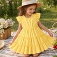 thumbnail image 3 of Vestido VARMILO Casual Amarillo 4 años, 3 of 5